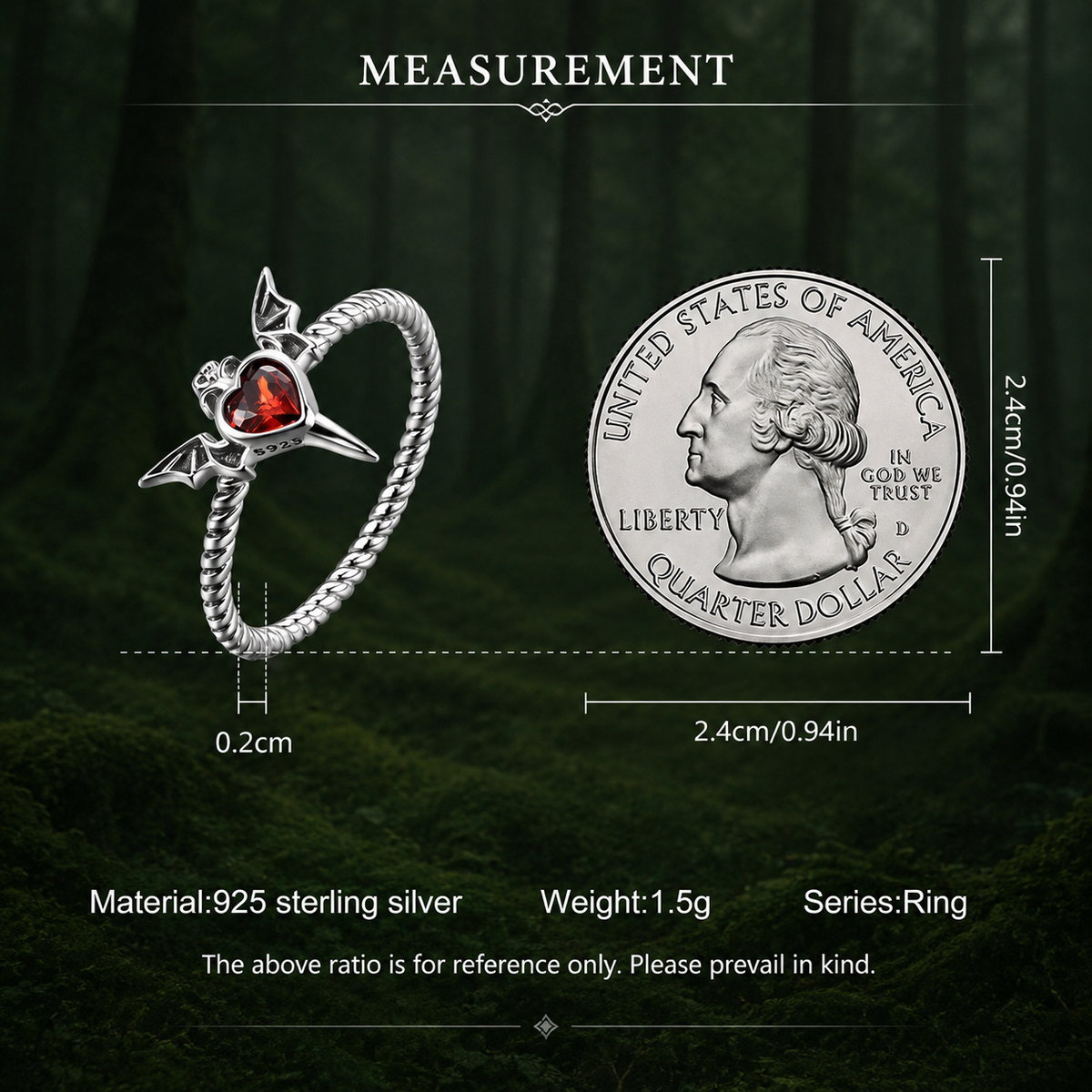 Vampire’s Heart Ring