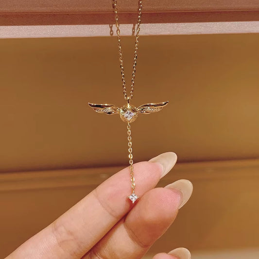 Golden Stitch Necklace