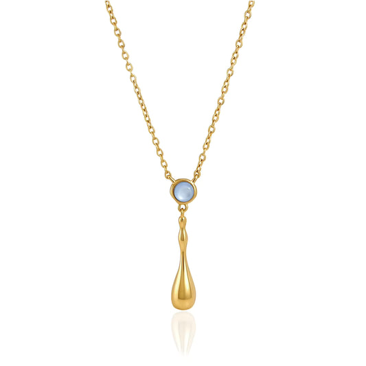 Golden Teardrop Necklace
