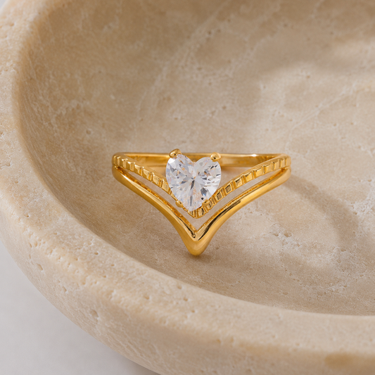 Heartline Ring
