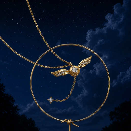 Golden Stitch Necklace