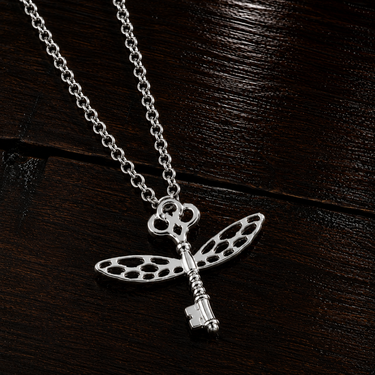 Silver flying key