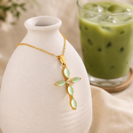 Matcha Drops Necklace