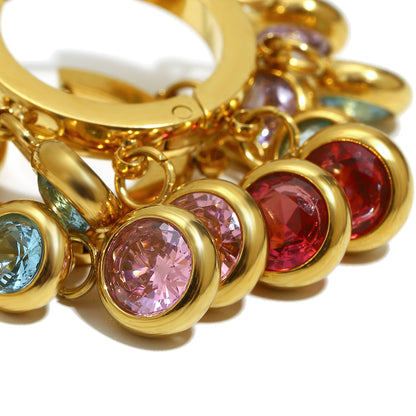 Celestia Charm Hoops