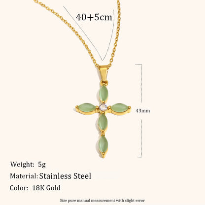 Matcha Drops Necklace