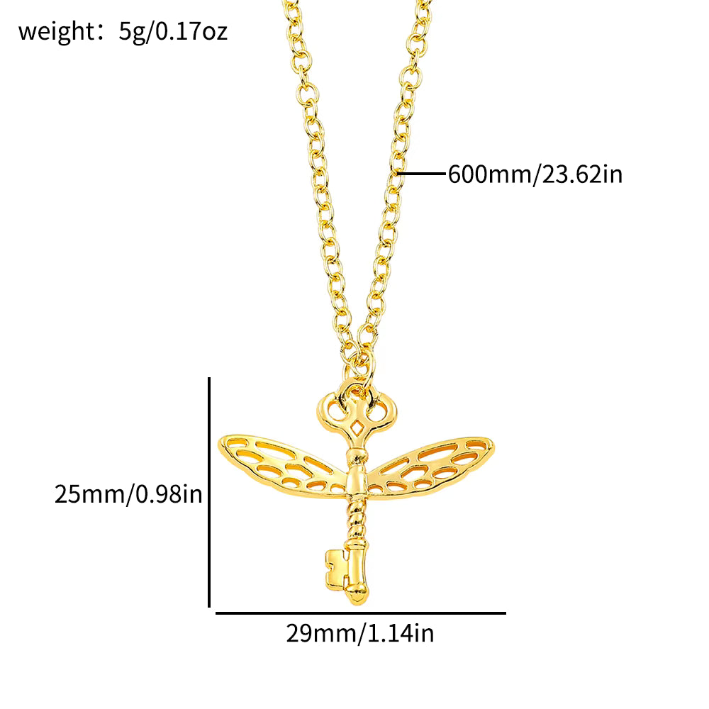 Gold flying key