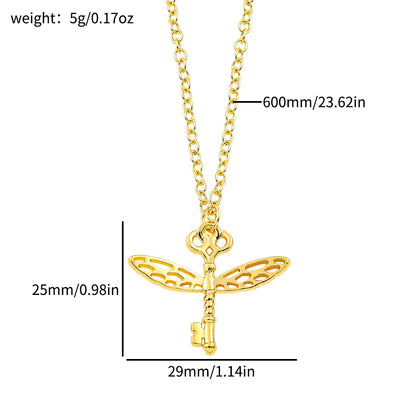 Gold flying key
