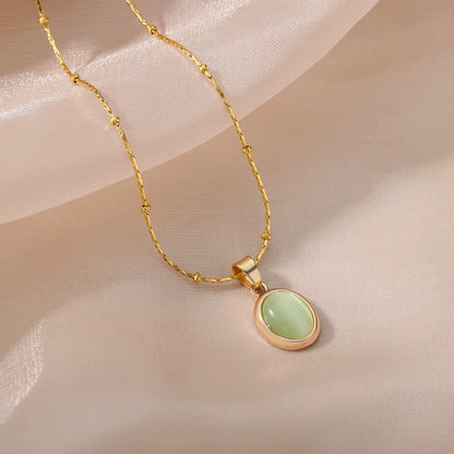 Lunara Green Pendant