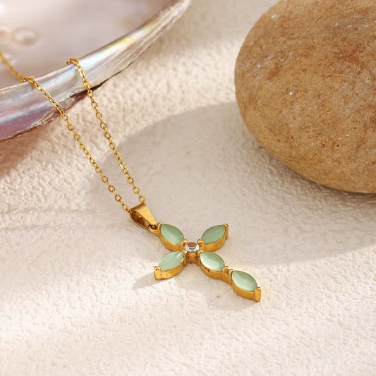 Matcha Drops Necklace