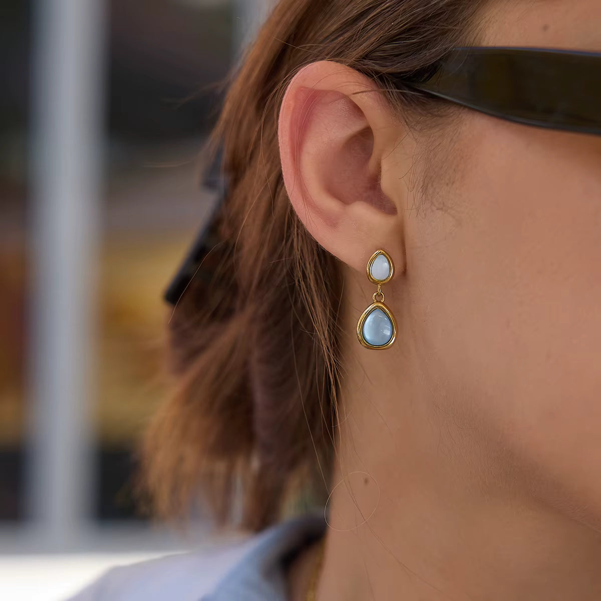 Tidal Drop Earrings